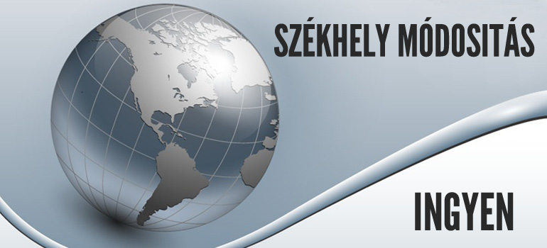 Székhelymódosítás ingyen